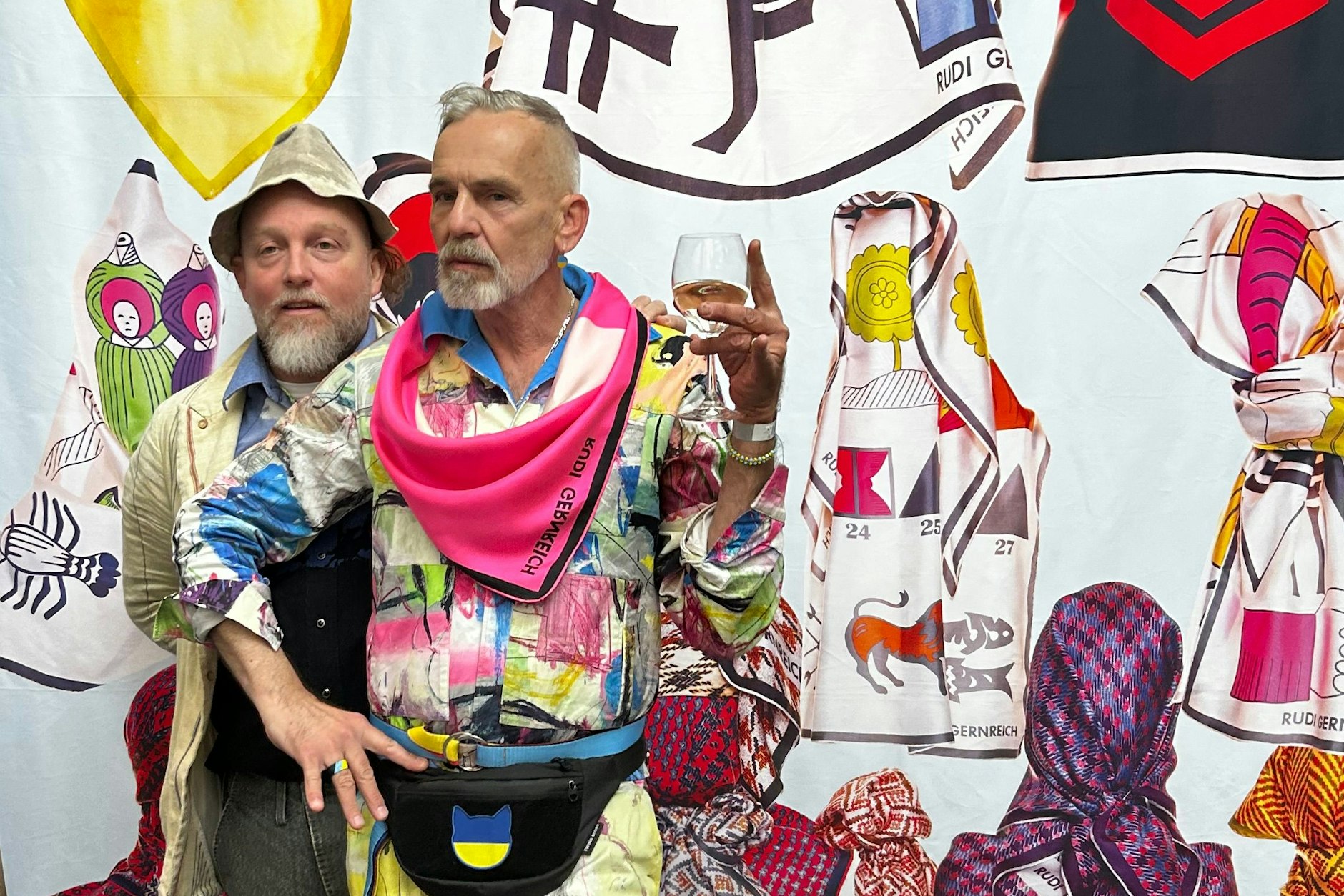 Die beiden Ausstellungsmacher Paul Gravev (l.) und Frank Wilde