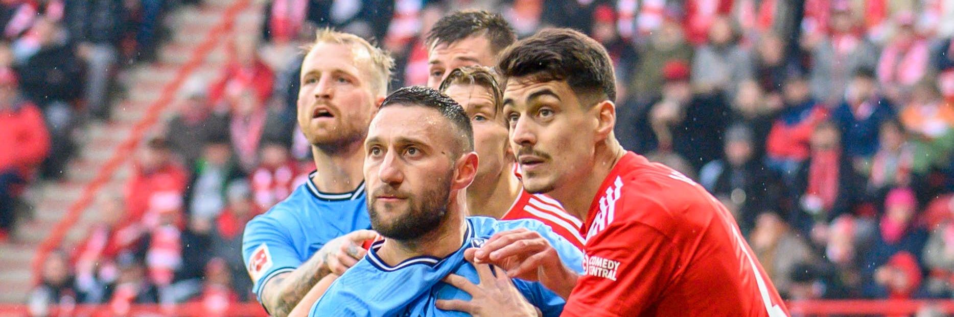 Steht vor einer Rückkehr beim 1. FC Union in die Startelf – Diogo Leite (r.).