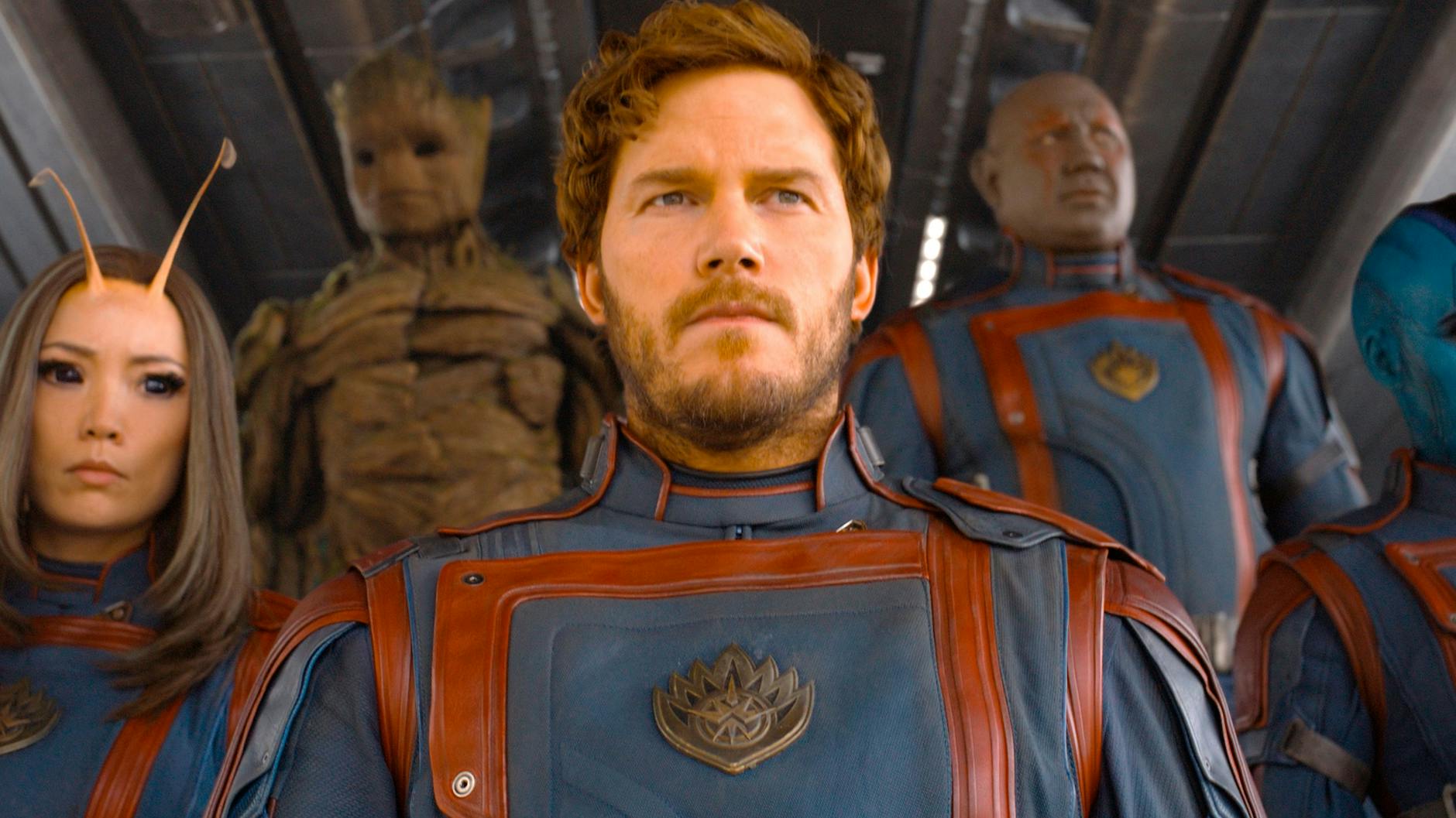 Chris Pratt in einer Szene des Films „Guardians of the Galaxy“.
