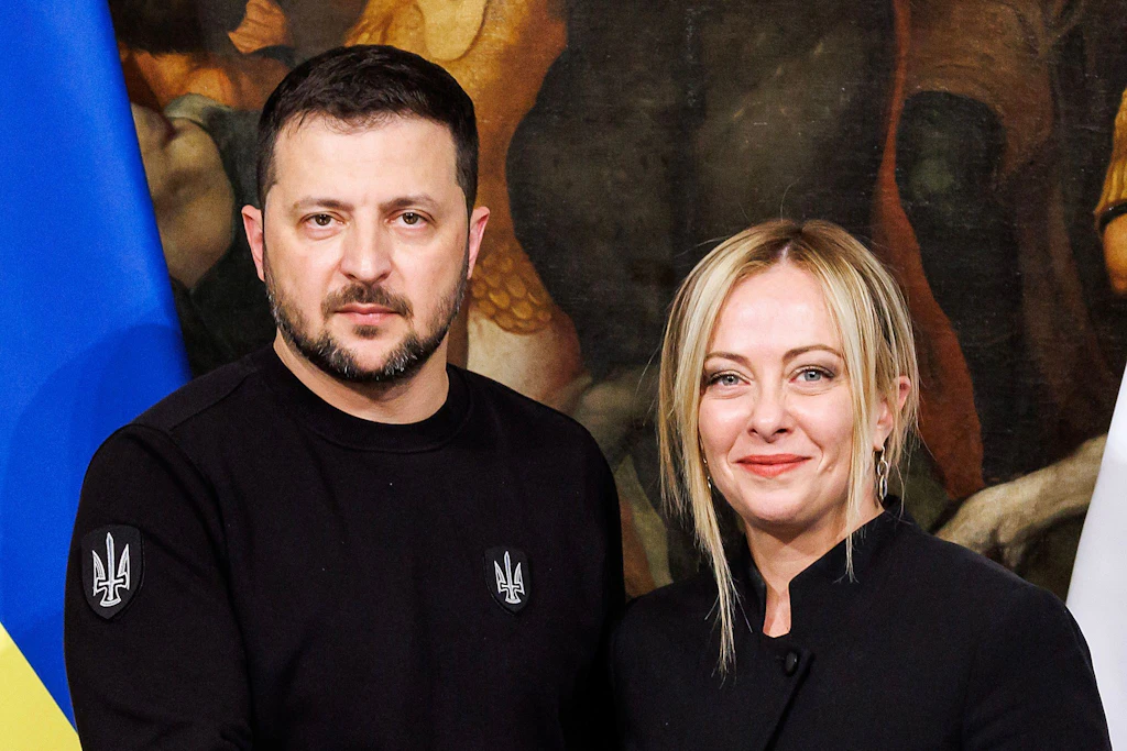 Präsident Selenskyj in Rom - Italien sichert Hilfe zu