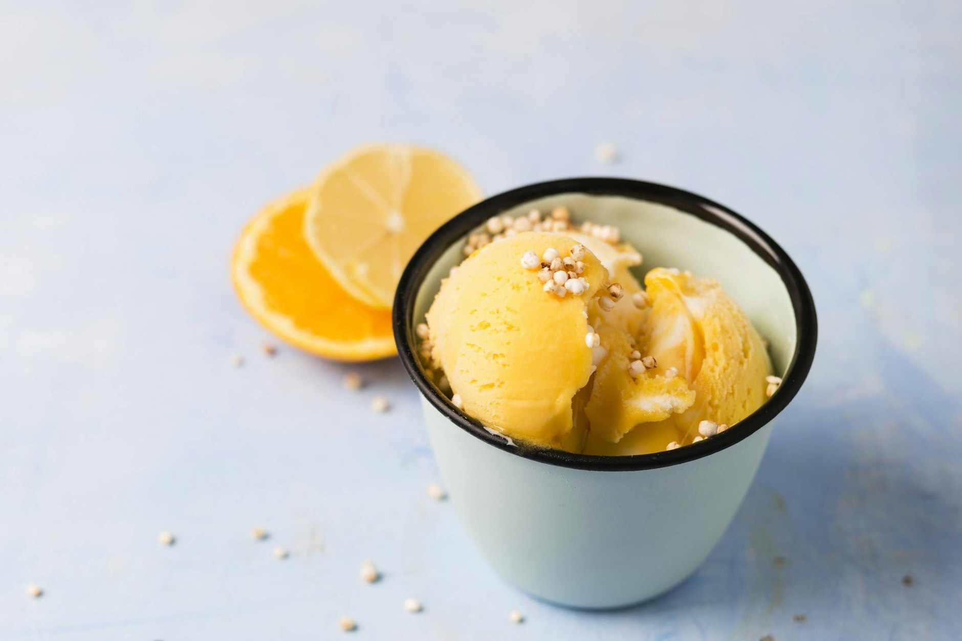 Orangeneis können Sie ganz einfach zu Hause selber machen.