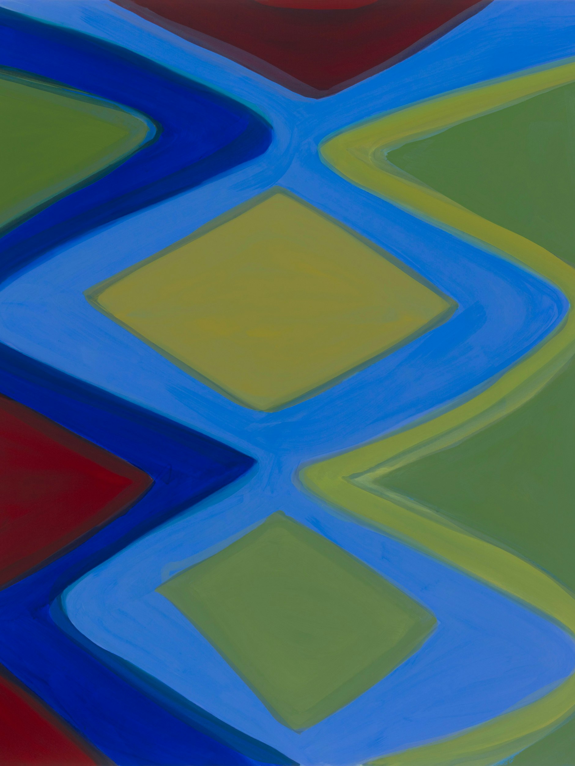 „See-Line Woman 13“, 2022, Acryl/Lw.