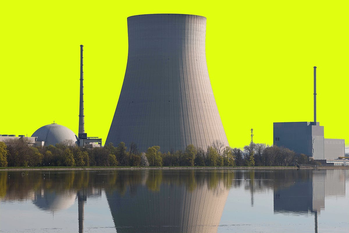 Das Kernkraftwerk Isar: Von März 2011 bis 15. April 2023 war nur noch Block 2 in Betrieb.