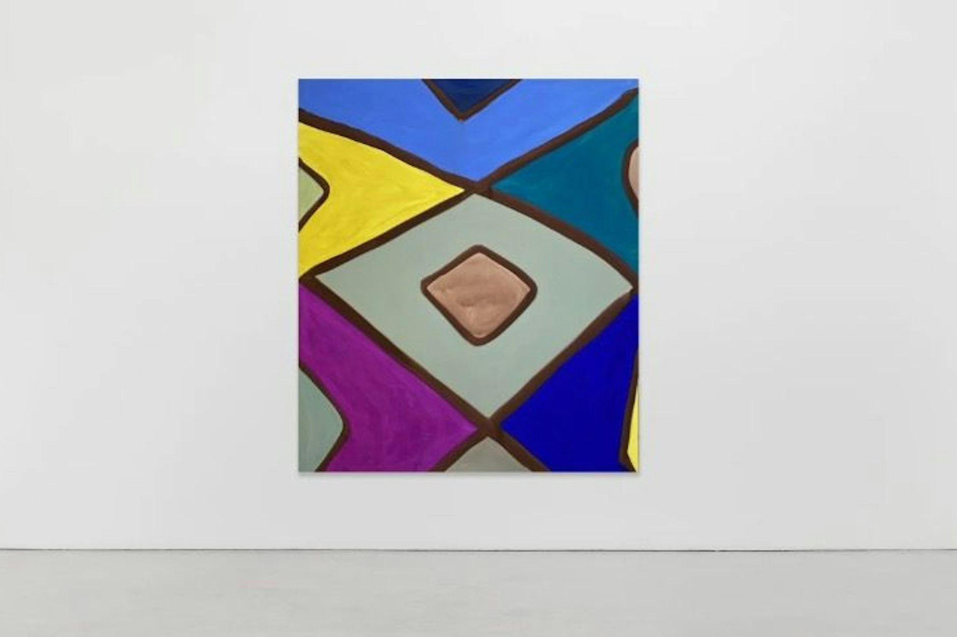 „Like Thelonious“, 2023, Acryl/Lw