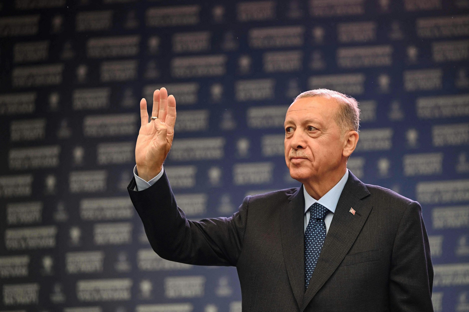 Der türkische Präsidenten Recep Tayyip Erdogan am Wahlabend in Istanbul