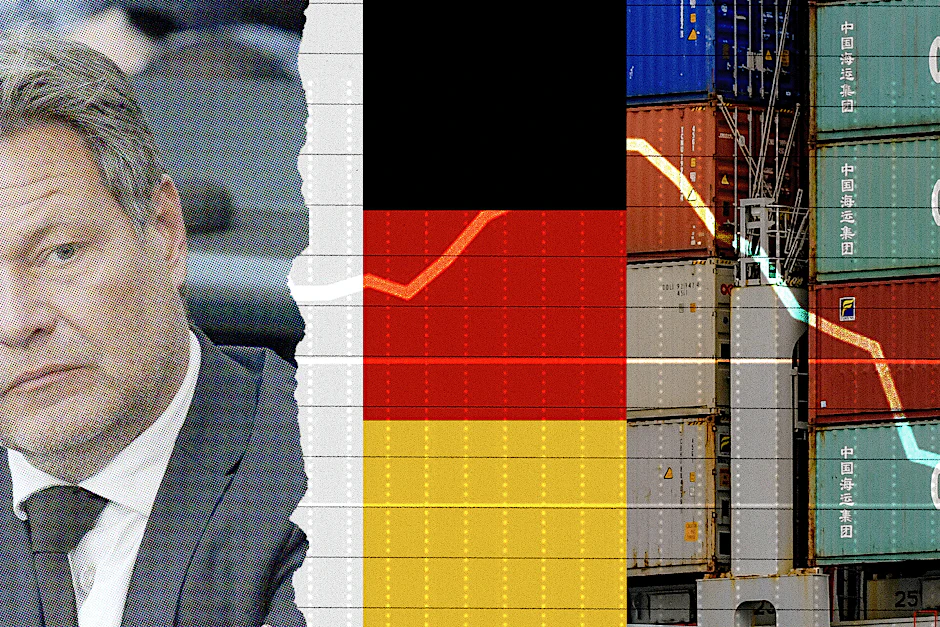 Steigende Preise, sinkende Exporte: Der Kurs von Wirtschaftsminister Robert Habeck geht in Richtung Rezession.