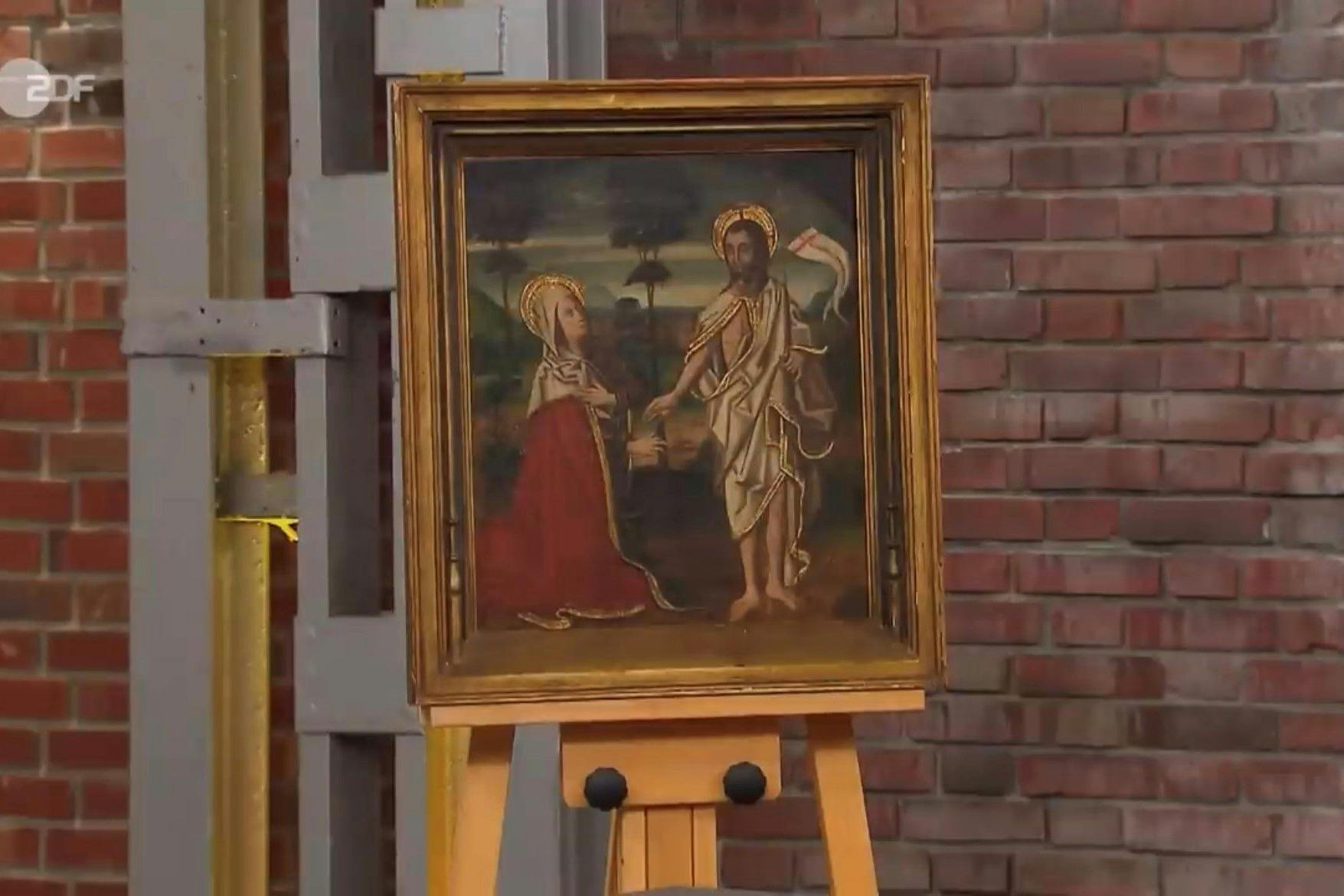 Dieses mehr als 500 Jahre alte Tafelbild soll bei „Bares für Rares“ verkauft werden.