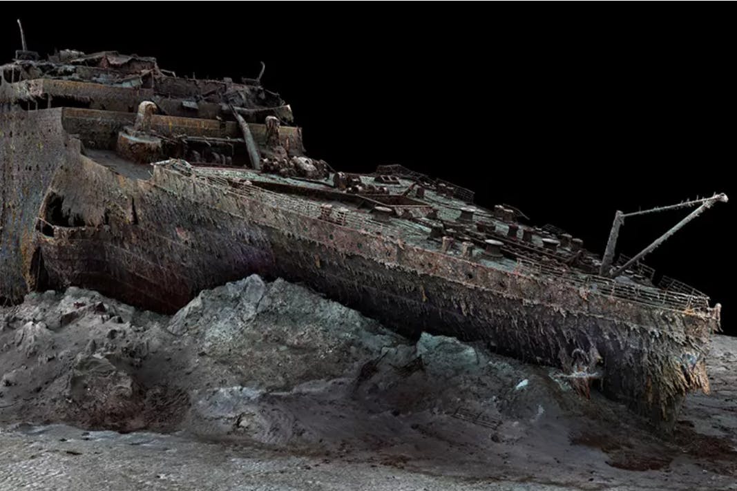 Über 700.000 Fotos wurden am Computer zu einem 3D-Modell des Schiffs zusammengefügt.