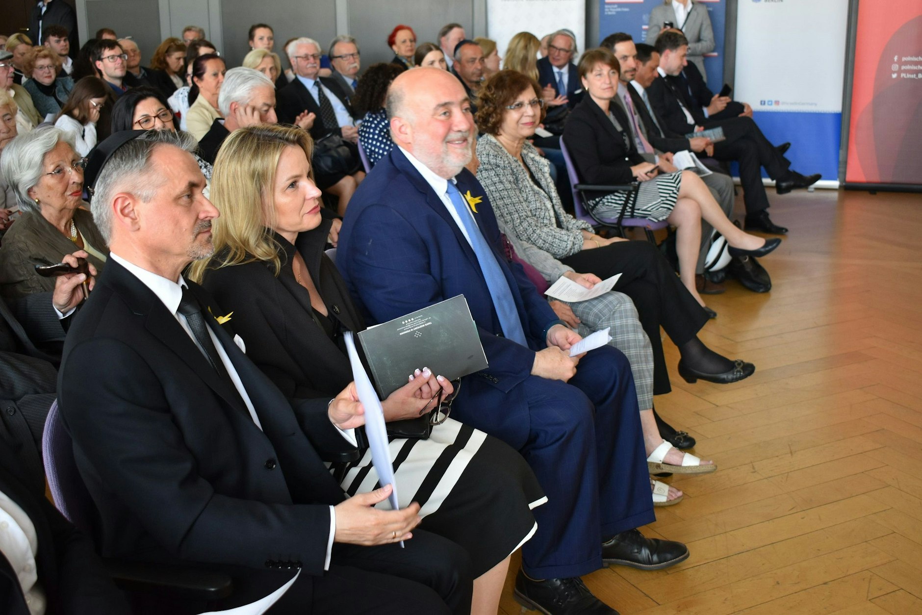 Polens Botschafter Dariusz Pawlos (l.) und Israels Botschafter Ron Prosor (r.)