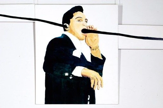 „Verräter“, 1991. Cornelia Schleime malte das Bild, nachdem sie ihre Stasi-Akte gelesen hatte.