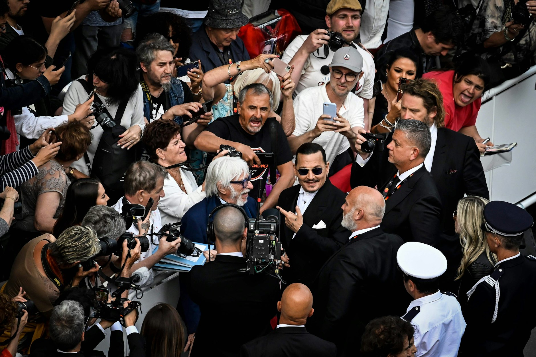 Johnny Depp bei der Eröffnungsfeier der Filmfestspiele in Cannes am 16. Mai 2023.