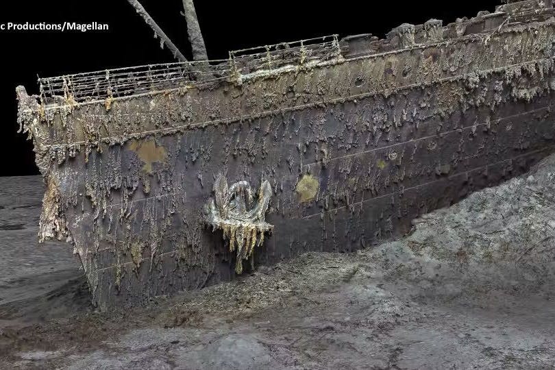 Das Wrack der Titanic und das umliegende Trümmerfeld wurden jetzt neu gescannt. Die Aufnahmen geben völlig neue Einblicke.