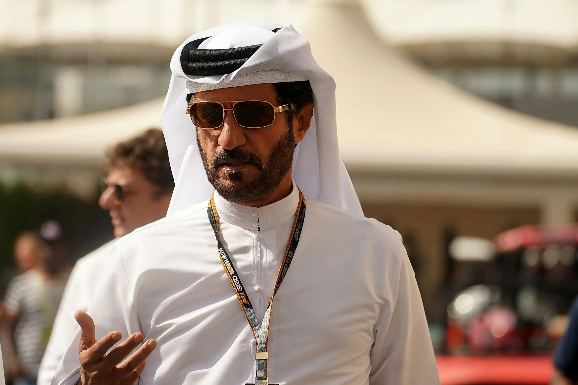 ARCHIV - Das Verhalten von Mohammed ben Sulayem sorgt immer wieder für Kritik.  