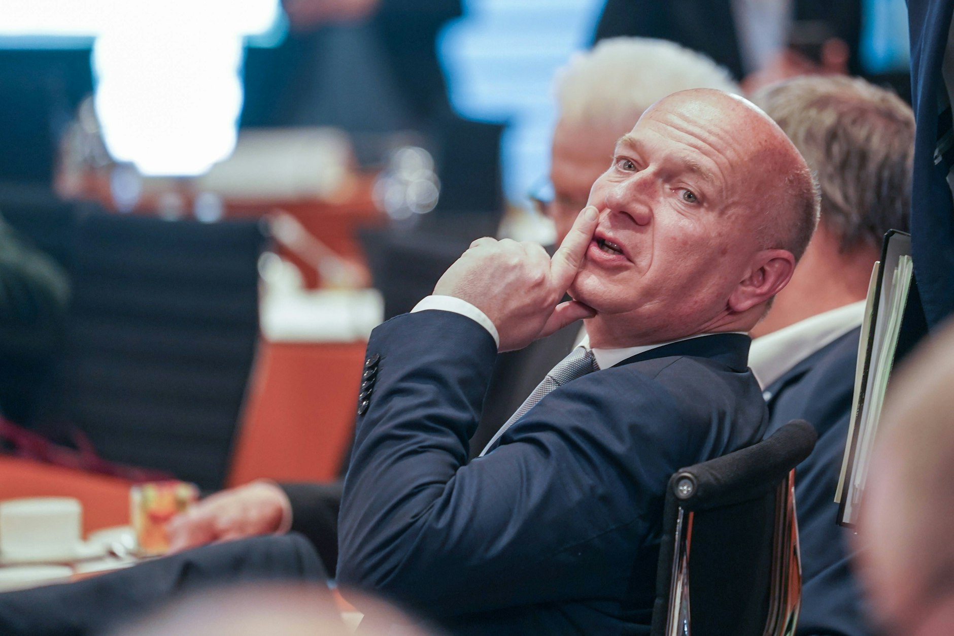 Kai Wegner im Mai bei der Ministerpräsidentenkonferenz zur Flüchtlingsfrage in Berlin.