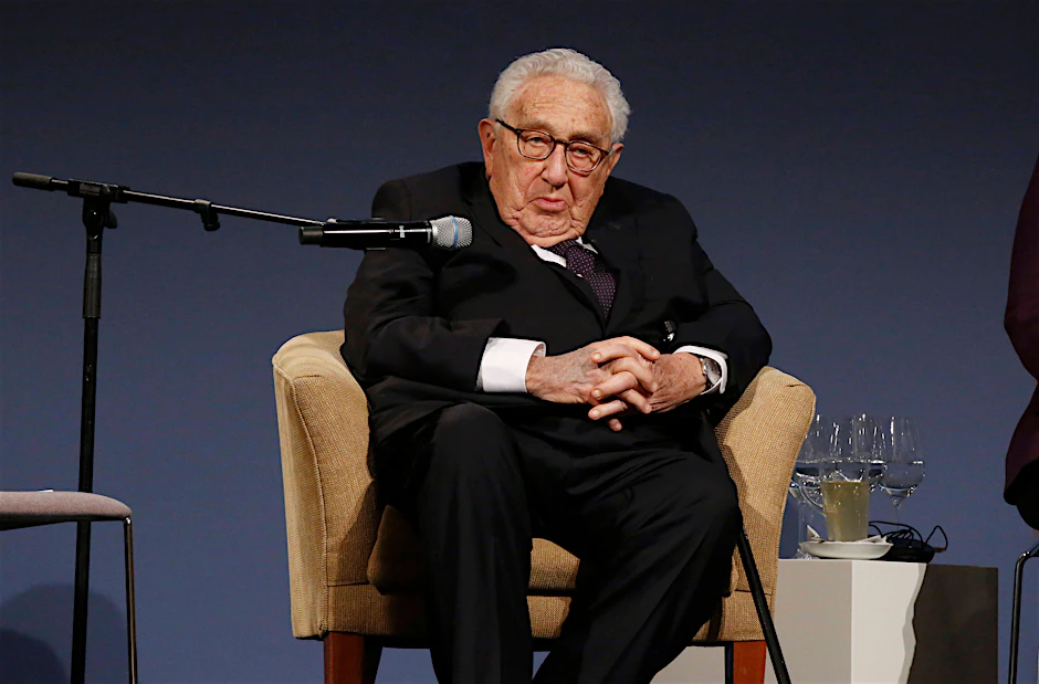 Henry Kissinger im Jahr 2020 in Berlin