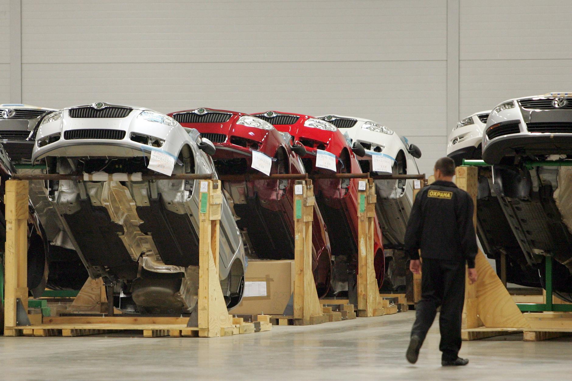 Das Volkswagen-Werk im russischen Kaluga