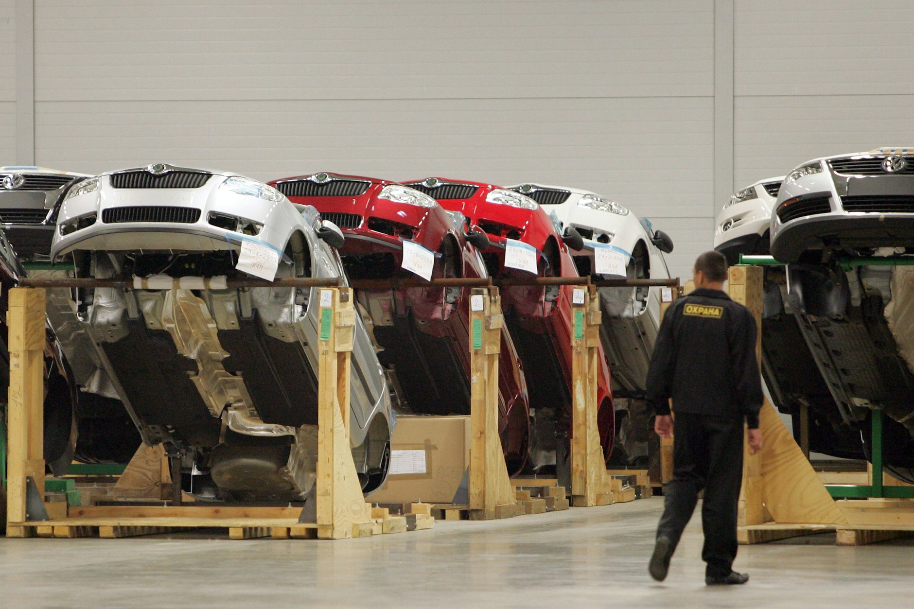 Das Volkswagen-Werk im russischen Kaluga