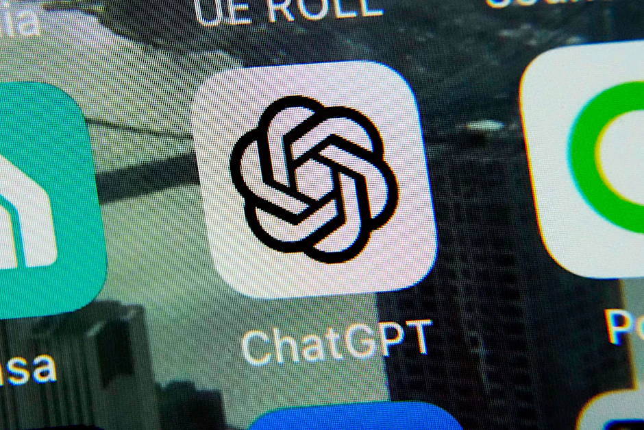 Die ChatGPT zu sehen auf einem Iphone.