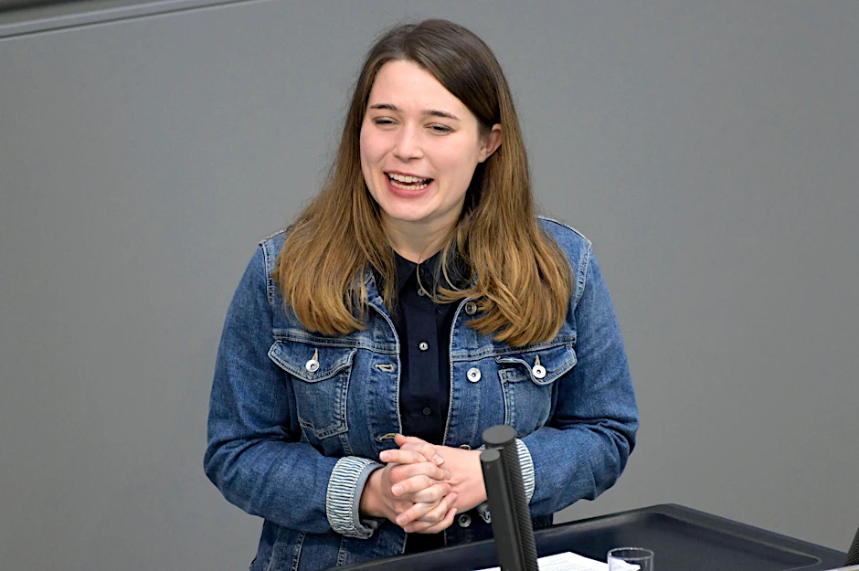Emilia Fester (Die Grünen) zählt zu den jüngsten Abgeordneten im Bundestag.