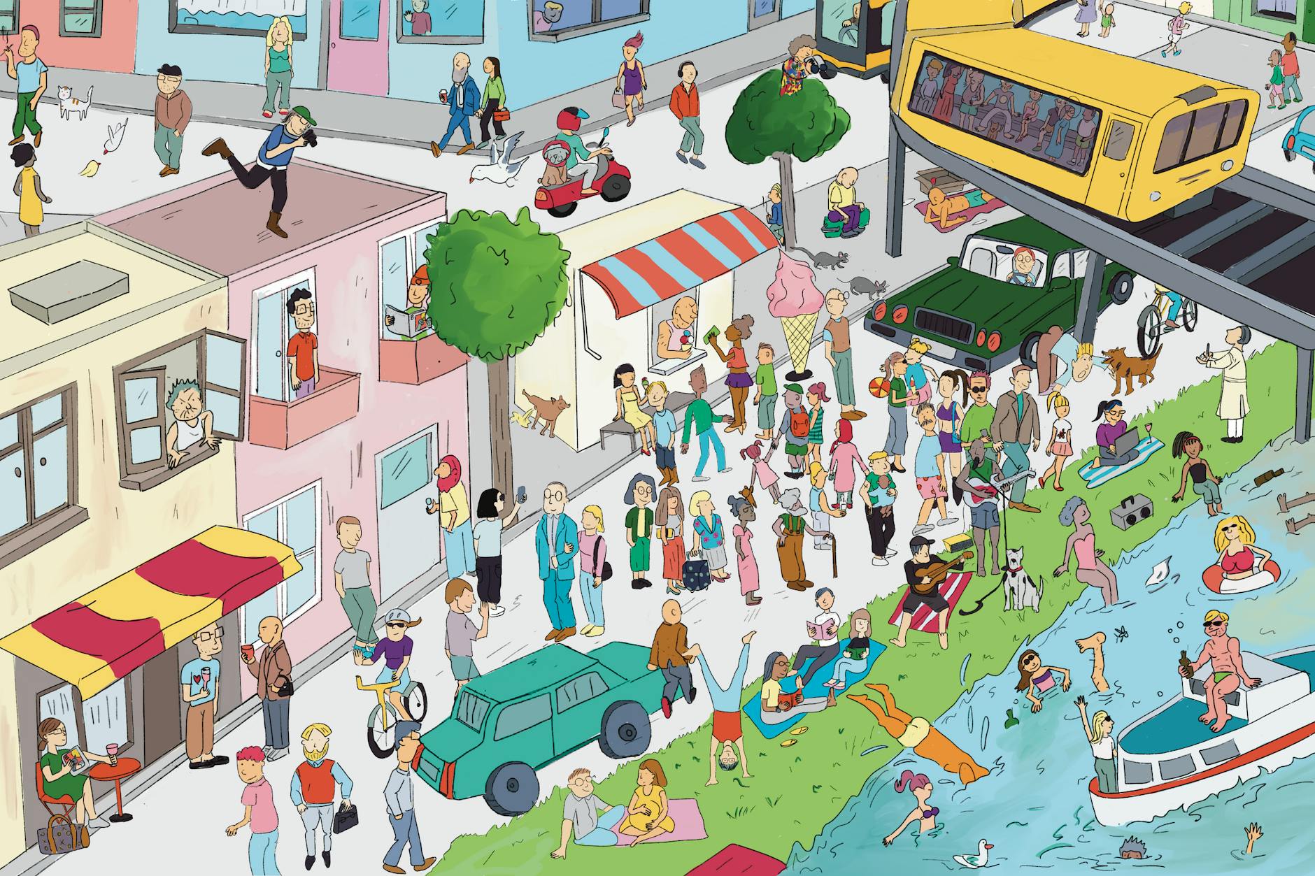 Voll, laut, lustig, heiß: Der Sommer in Berlin ist die Jahreszeit mit den meisten Herausforderungen.