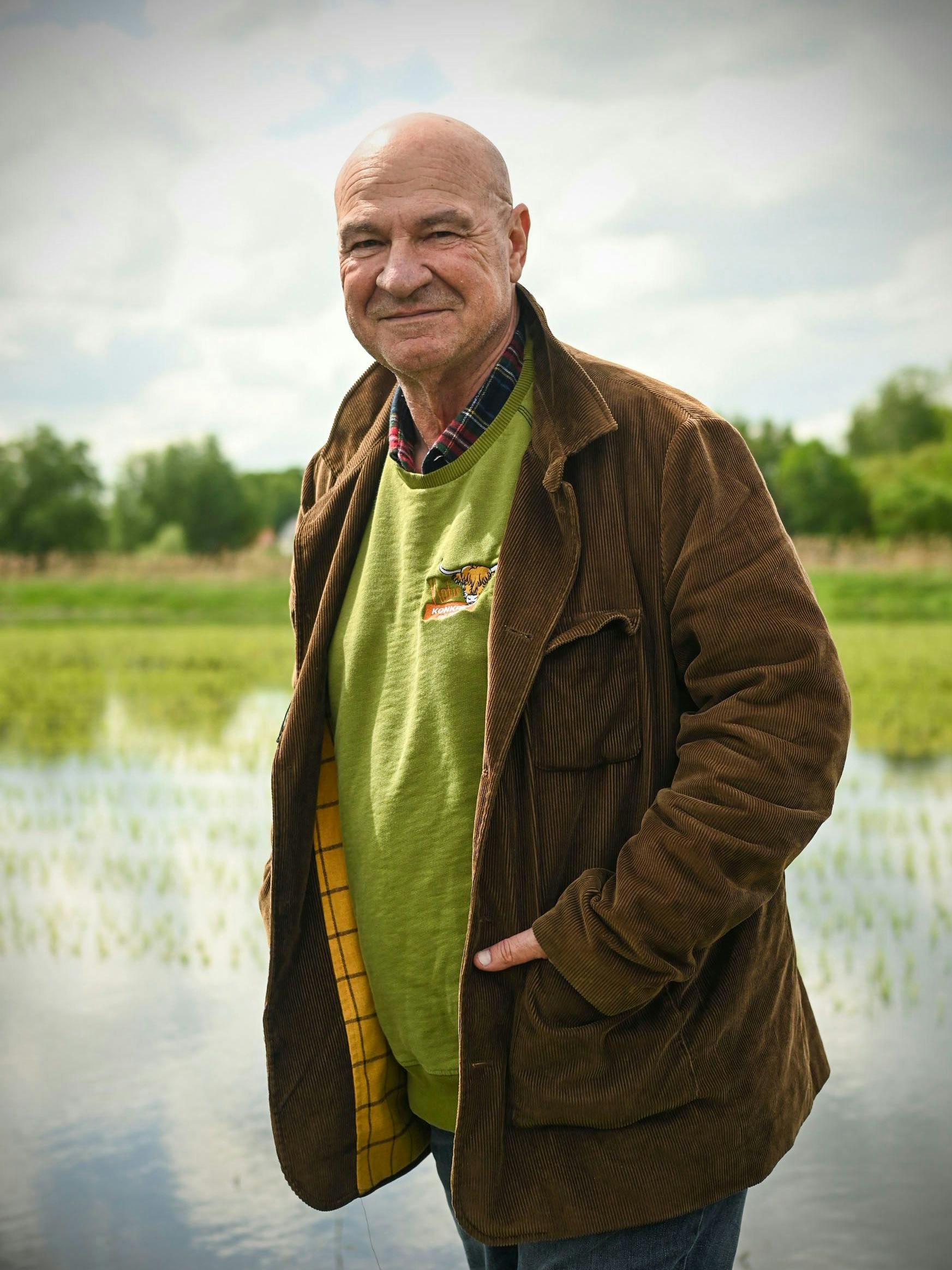 Guido Leutenegger (65) glaubt an seinen Großversuch, Reis in Brandenburg anzubauen. 