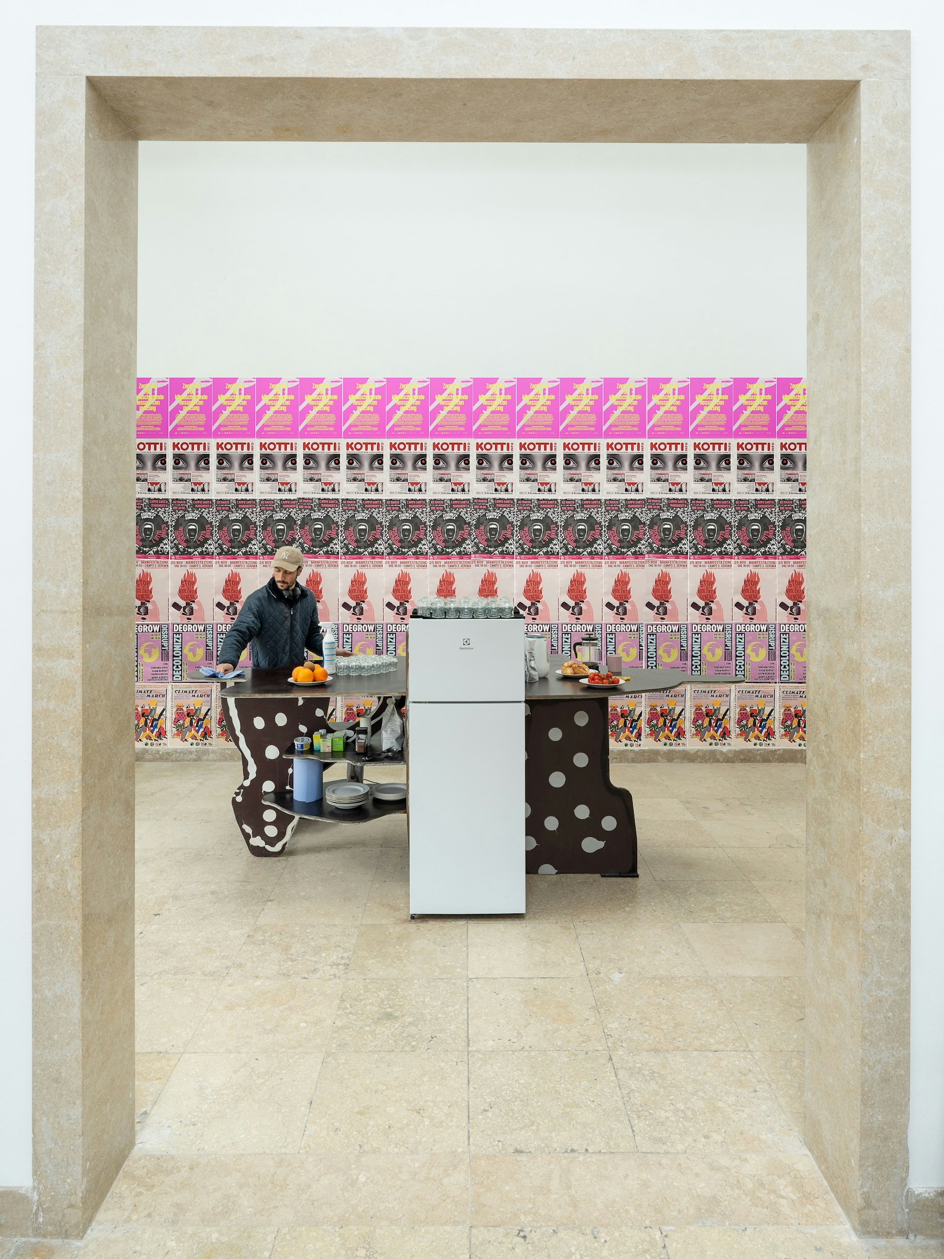 Die Teeküche im Deutschen Pavillon in Venedig