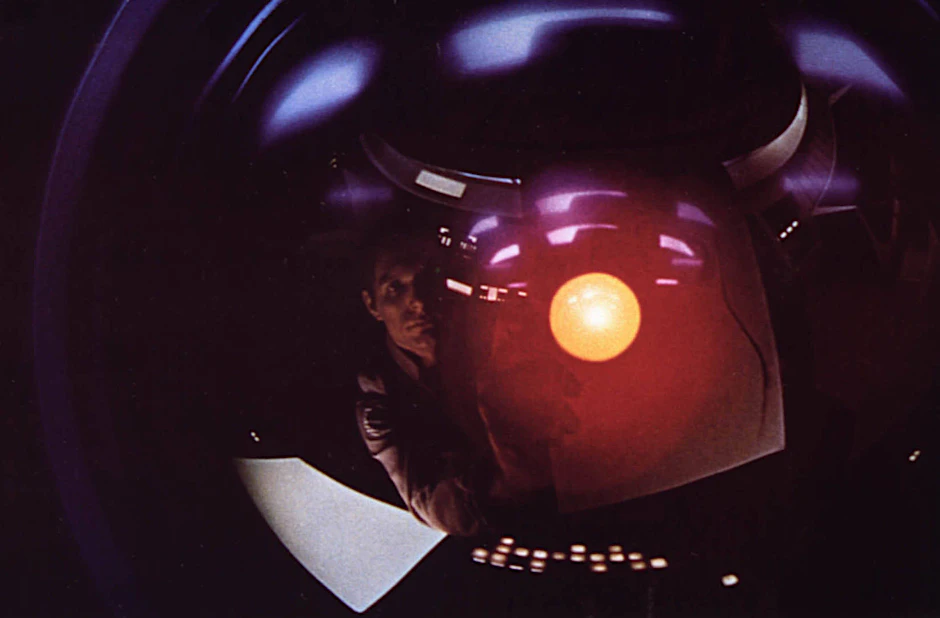 Die KI HAL 9000 in Stanley Kubricks Klassiker "2001: A Space Odyssey"