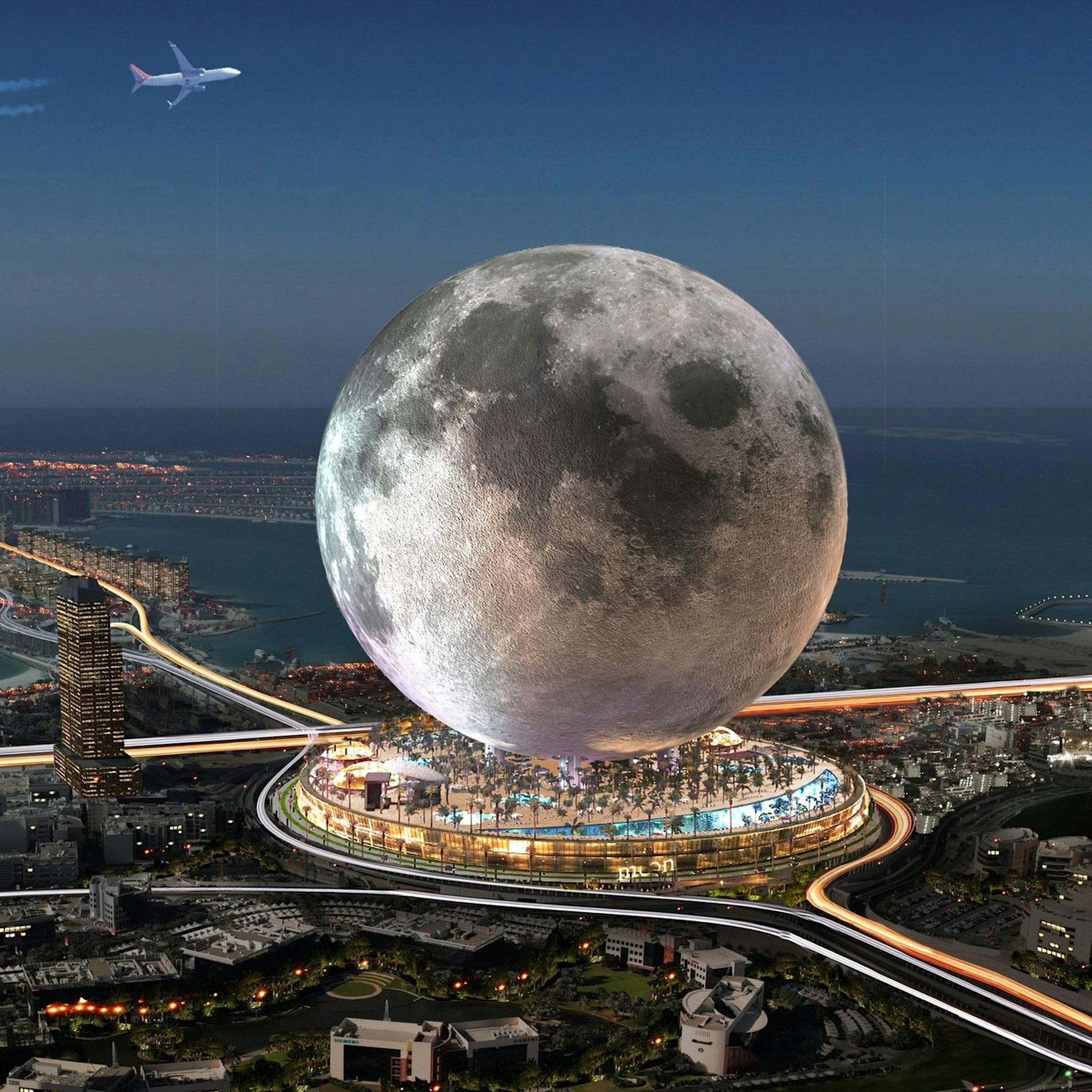 Irrer Plan! Unternehmer will 300-Meter-Mond in Dubai bauen