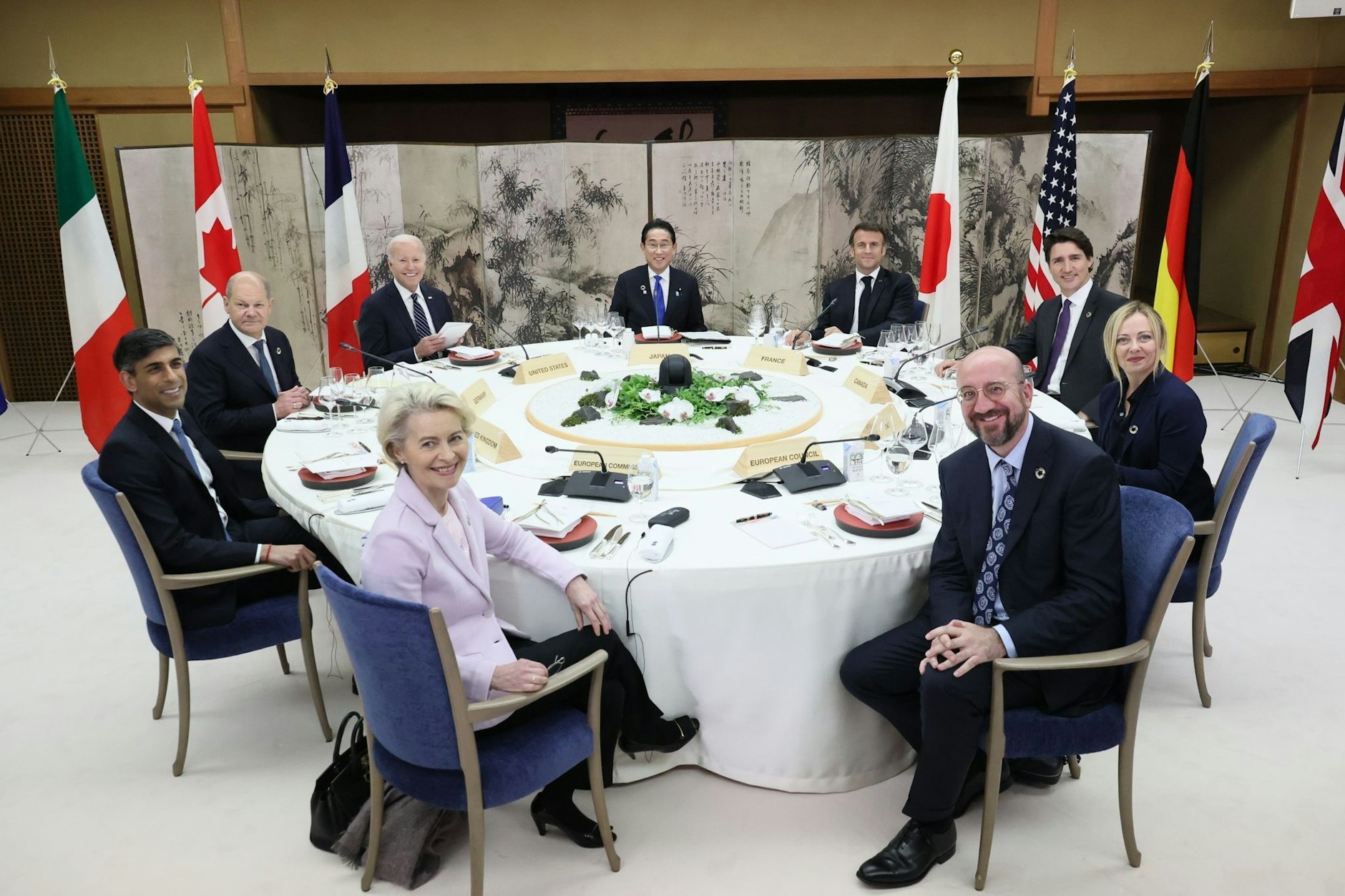 Die Regierungschefs der G7-Staaten treffen sich im japanischen Hiroshima zu ihren jährlichen Beratungen.