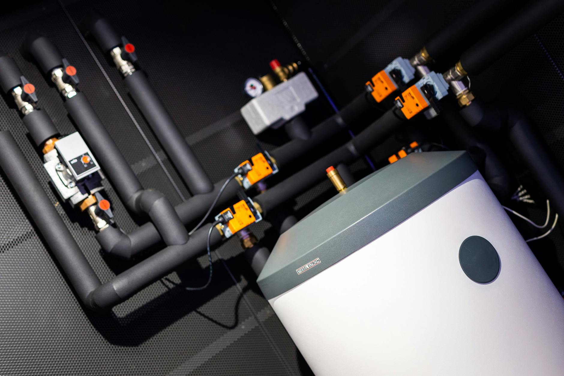 Eine Wärmepumpe in einem Wohnhaus