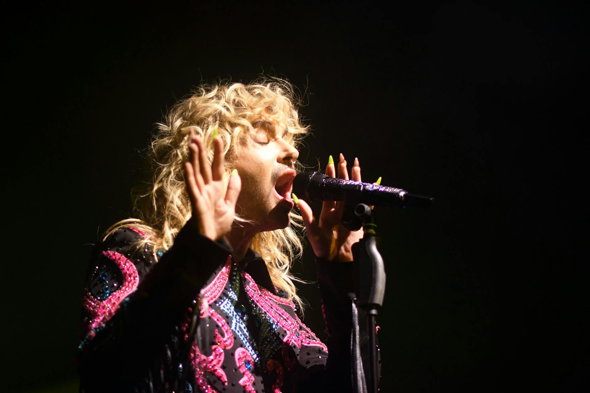 Bill Kaulitz im Huxleys an der Hasenheide in Berlin