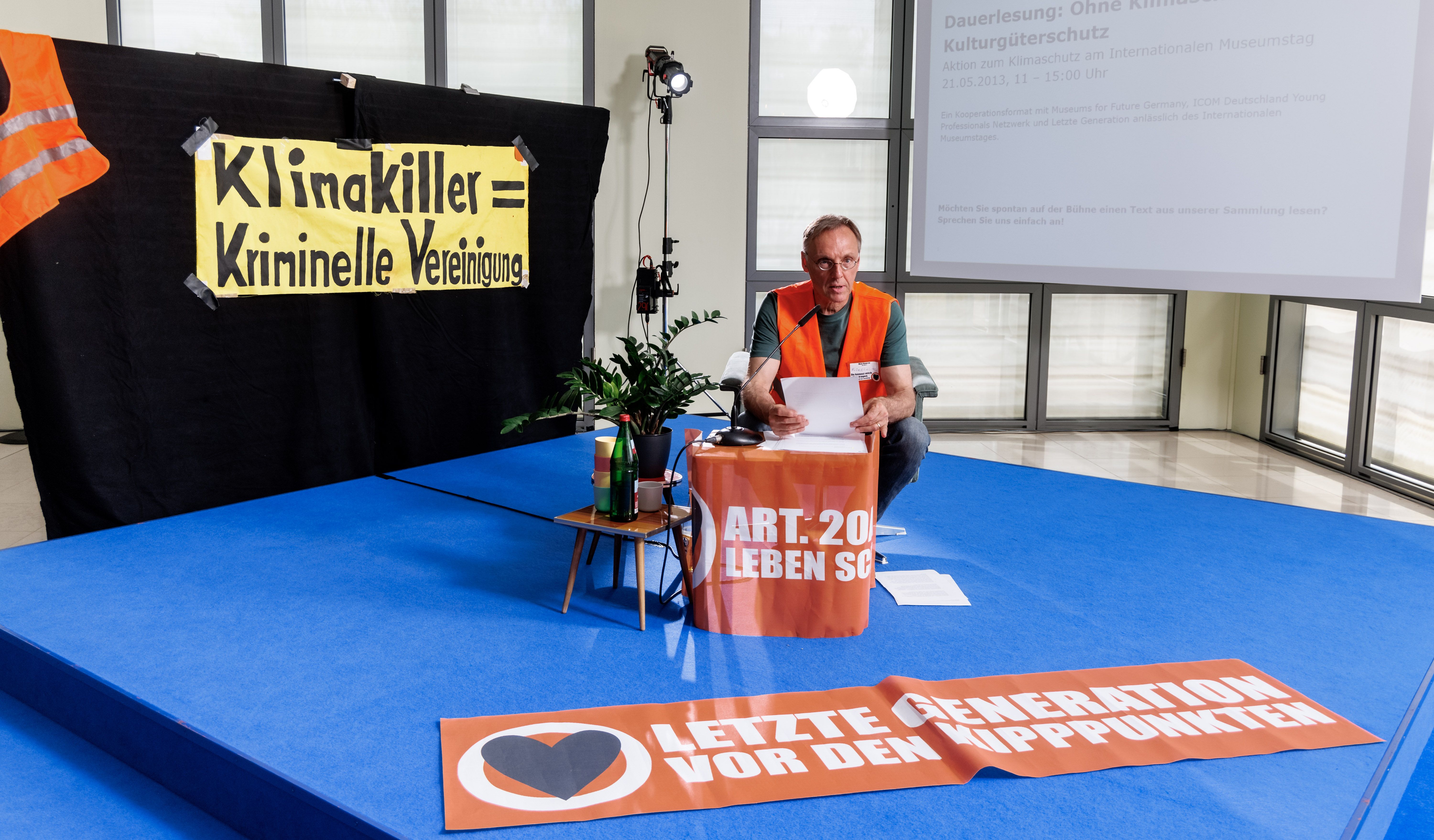 Image - Letzte Generation wieder in Museen aktiv