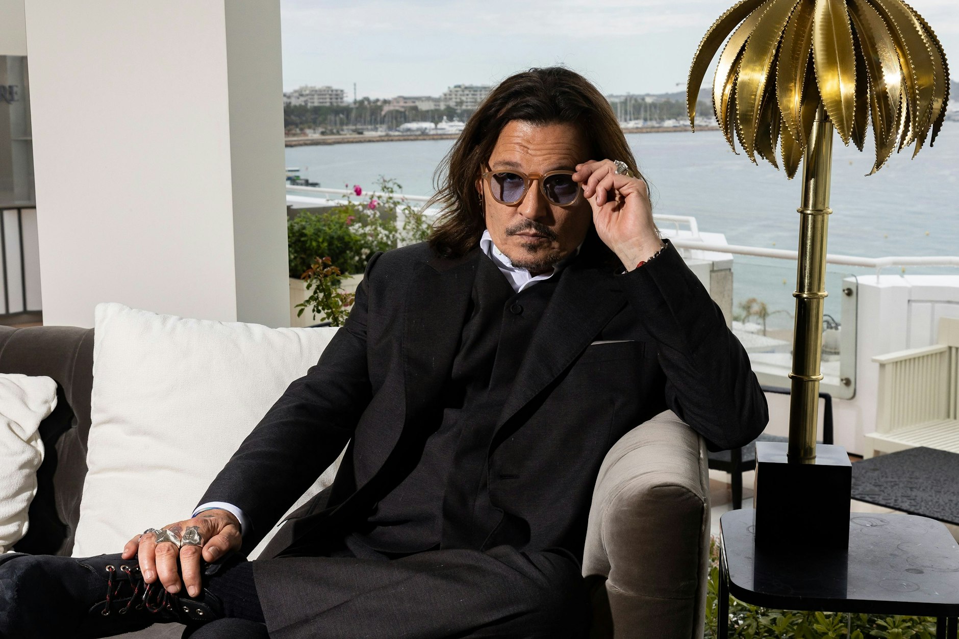 Johnny Depp beim Fototermin am Rande des Filmfestivals in Cannes in Südfrankreich.