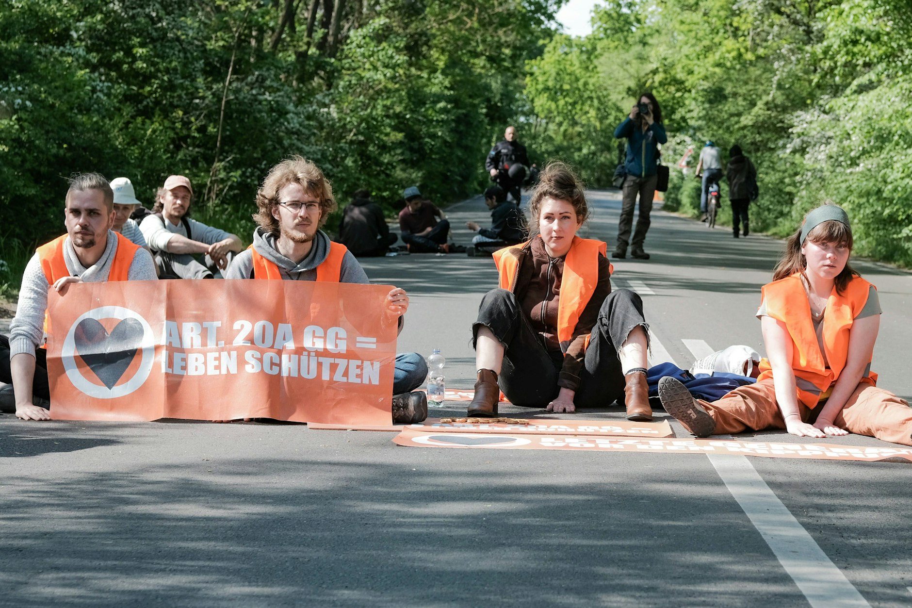 Die Klimaschutzgruppe Letzte Generation hat für Berlin eine Protestpause angekündigt.