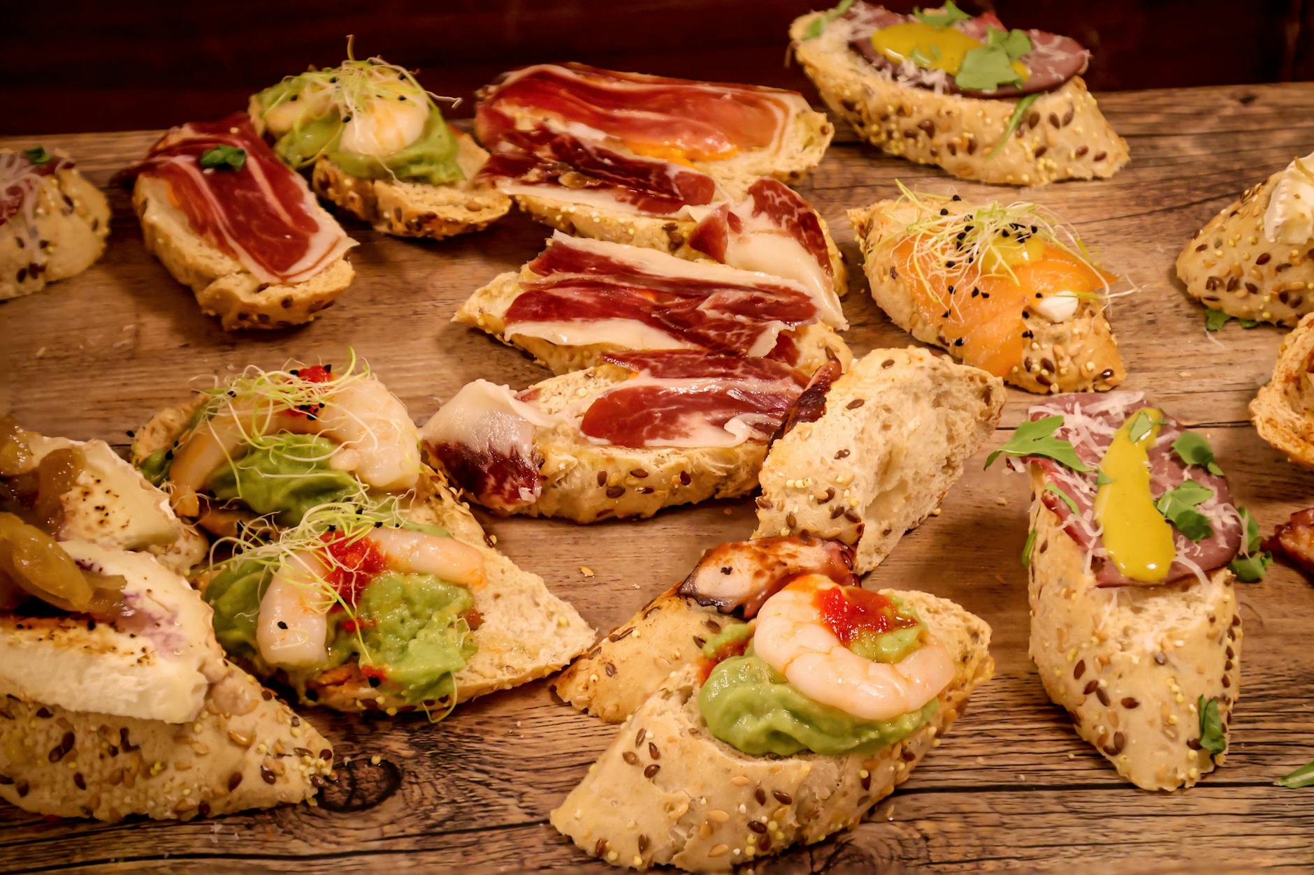 Für jeden Geschmack ist etwas dabei: spanische Tapas.