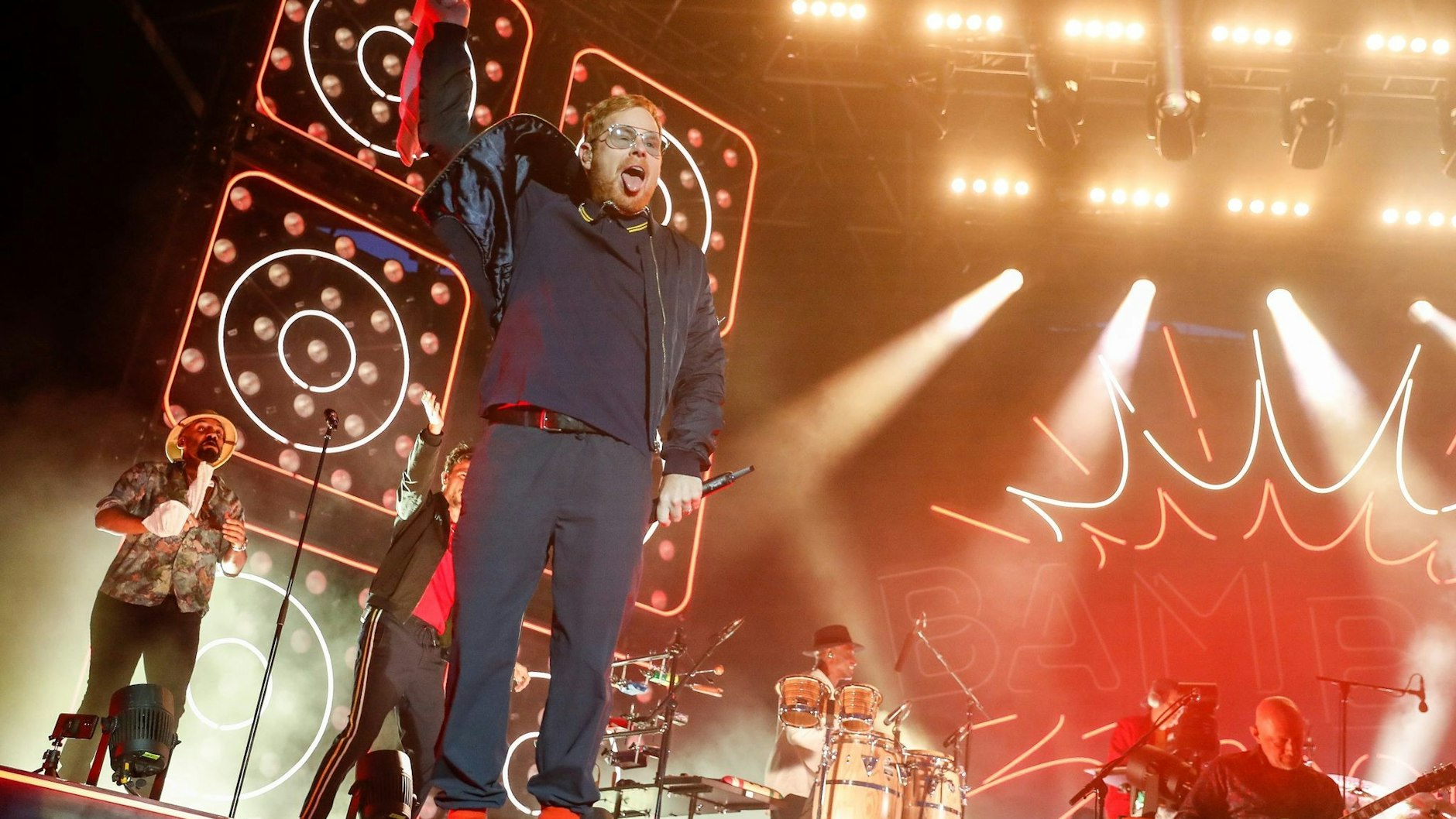 Peter Fox mit Seeed auf der Parkbühne in der Wuhlheide. 2022 spielten die Berliner dort fünf Konzerte – alle ausverkauft.&nbsp;