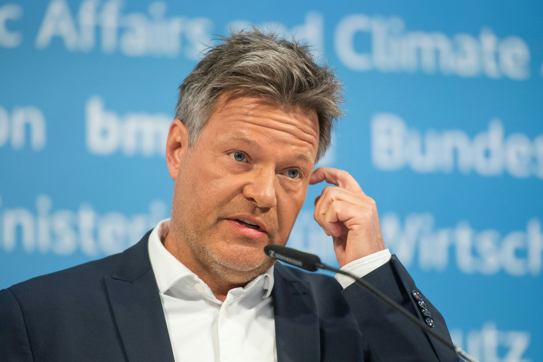 Robert Habeck (Grüne) ist&nbsp;Bundesminister für Wirtschaft und Klimaschutz. &nbsp;