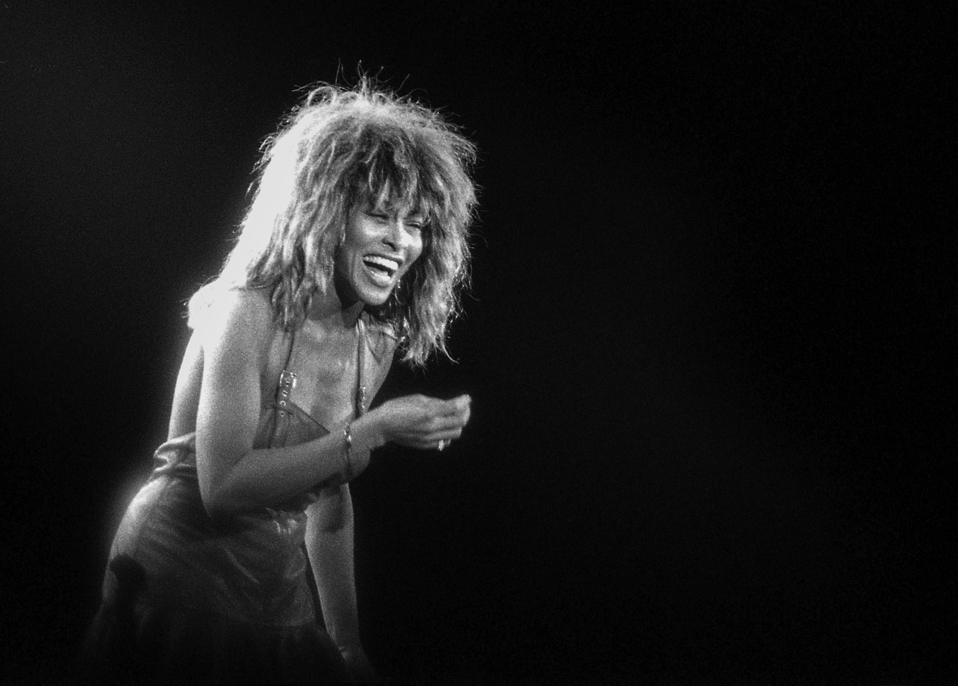 Tina Turner bei einem Konzert in München im Jahr 1987