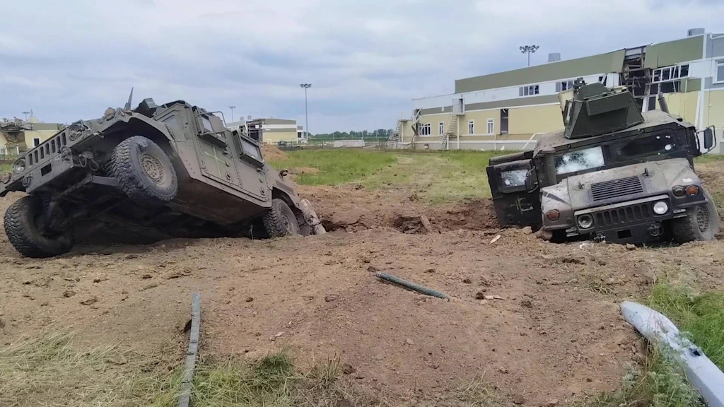 US-Militärfahrzeuge offenbar für Angriff auf Belgorod genutzt – massiver Drohnenangriff