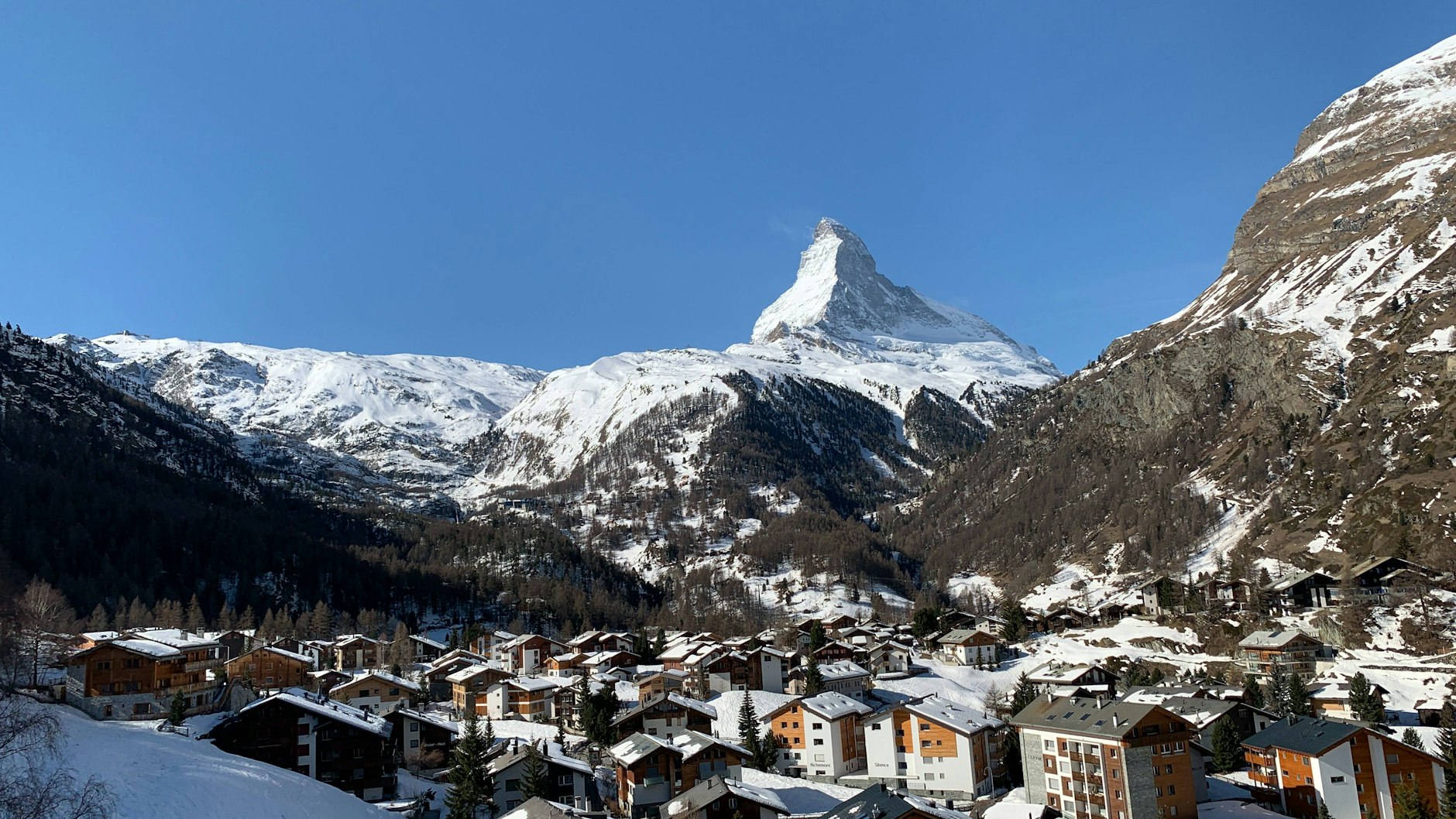 Der Schweizer Skiort Zermatt mit dem Matterhorn. Hier soll Haub verschwunden sein.