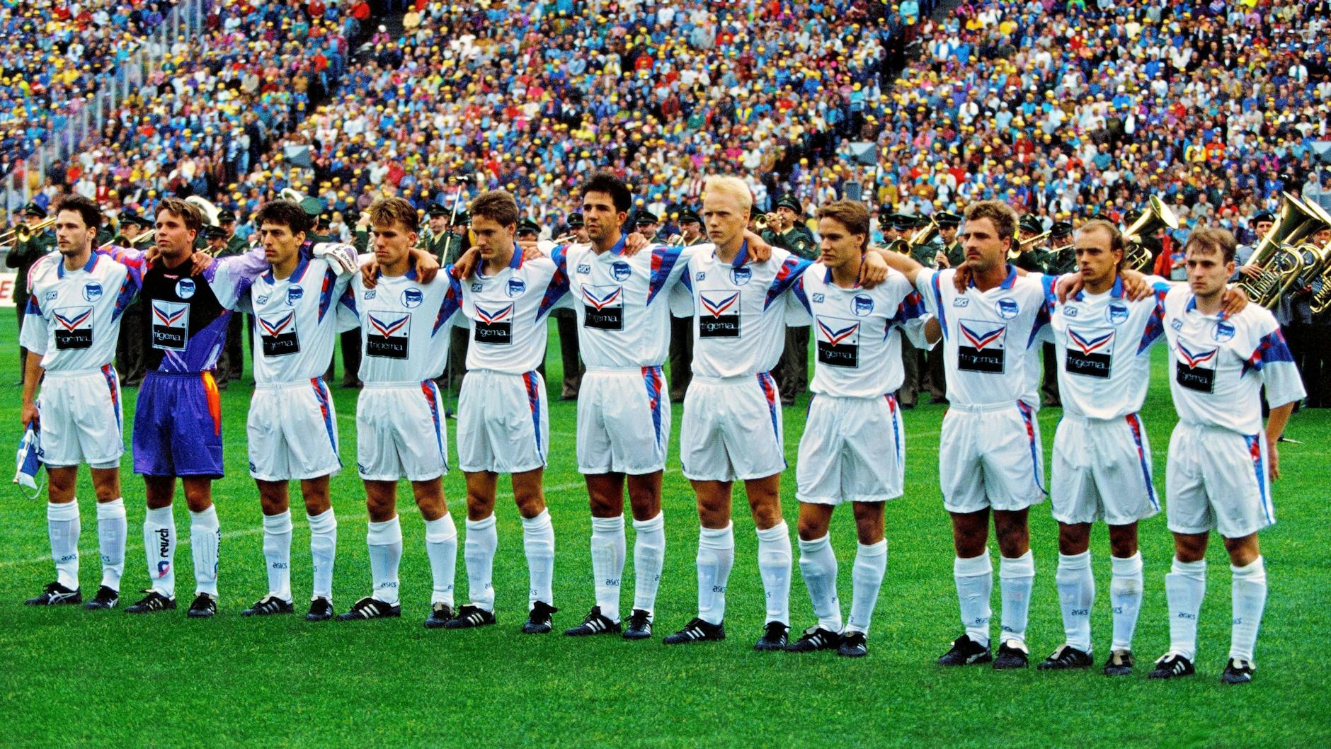 Die jungen Pokalhelden von Hertha BSC: 1993 spielten die Nachwuchs-Amateurkicker sensationell im Finale und weckten eine neue blau-weiße Euphorie.