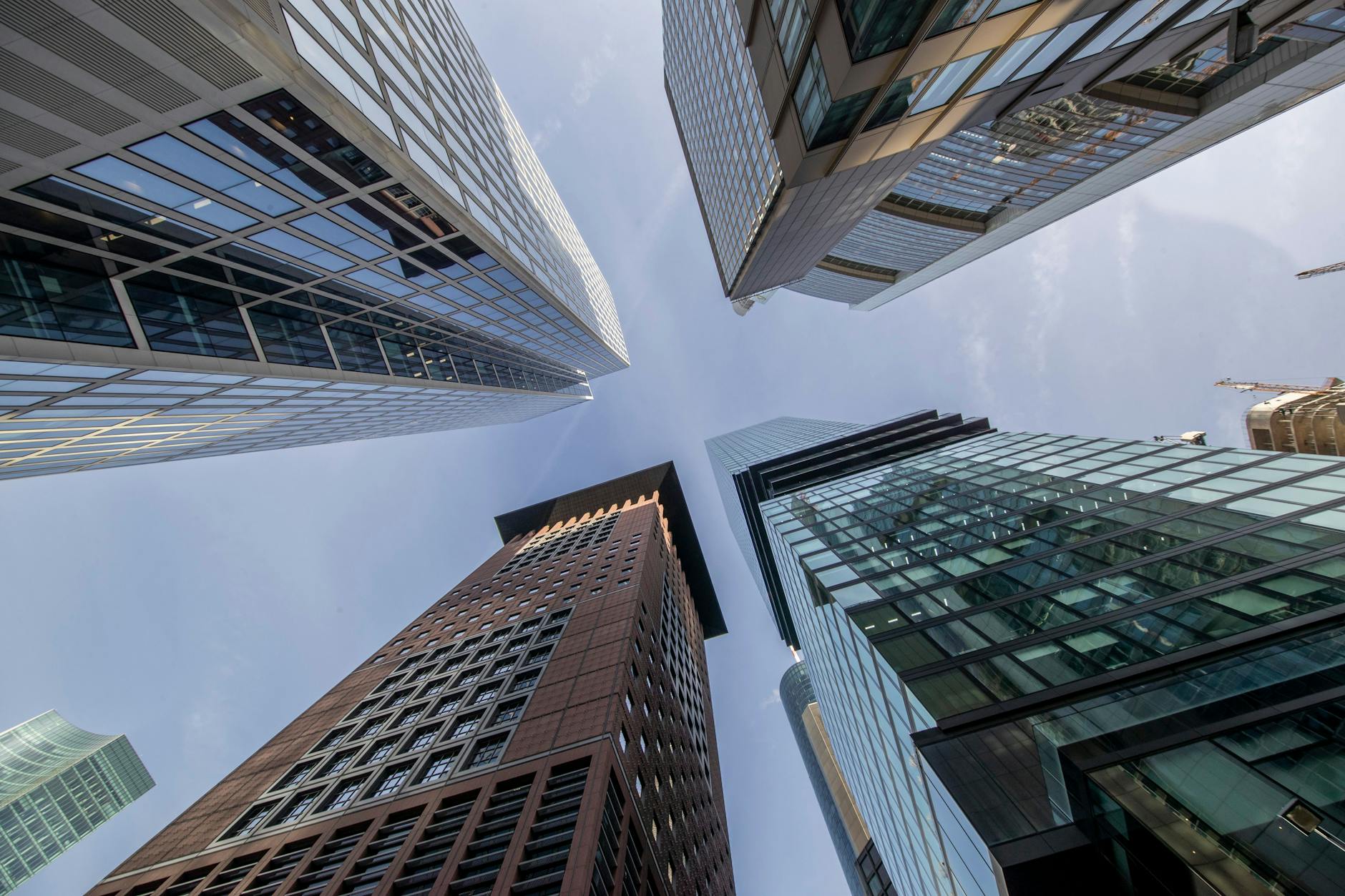 Das Bankenviertel in Frankfurt am Main