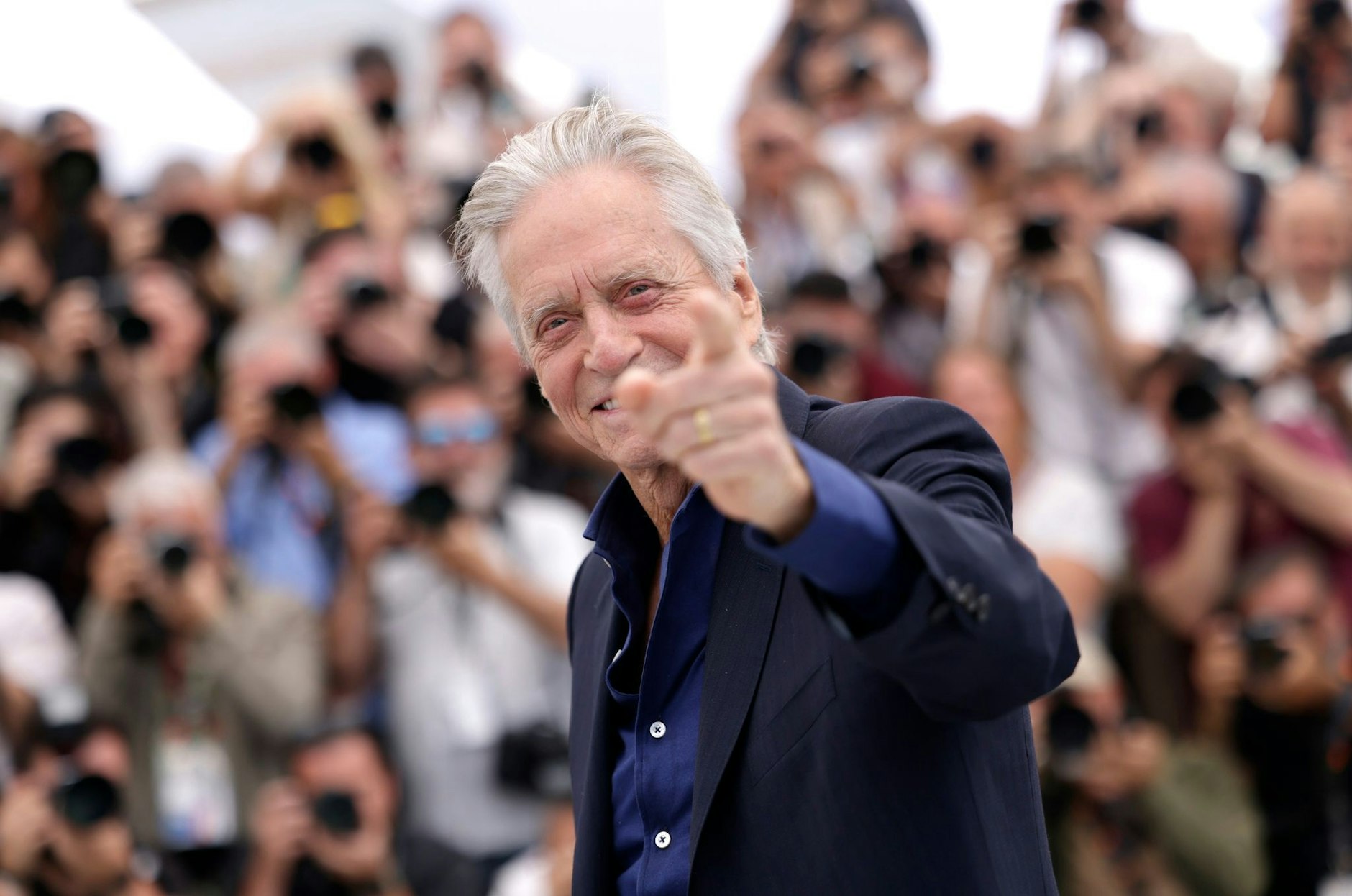 Oscar-Preisträger Michael Douglas erhält beim Festival von Cannes die Goldene Ehrenpalme.  