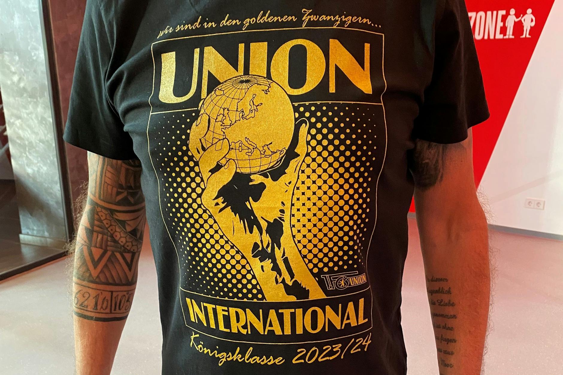 Das Shirt zum Feiertag beim 1. FC Union