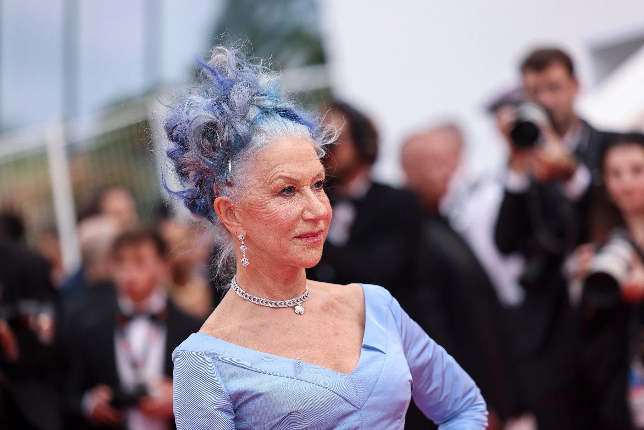 Ton in Ton: Helen Mirren auf dem roten Teppich.  