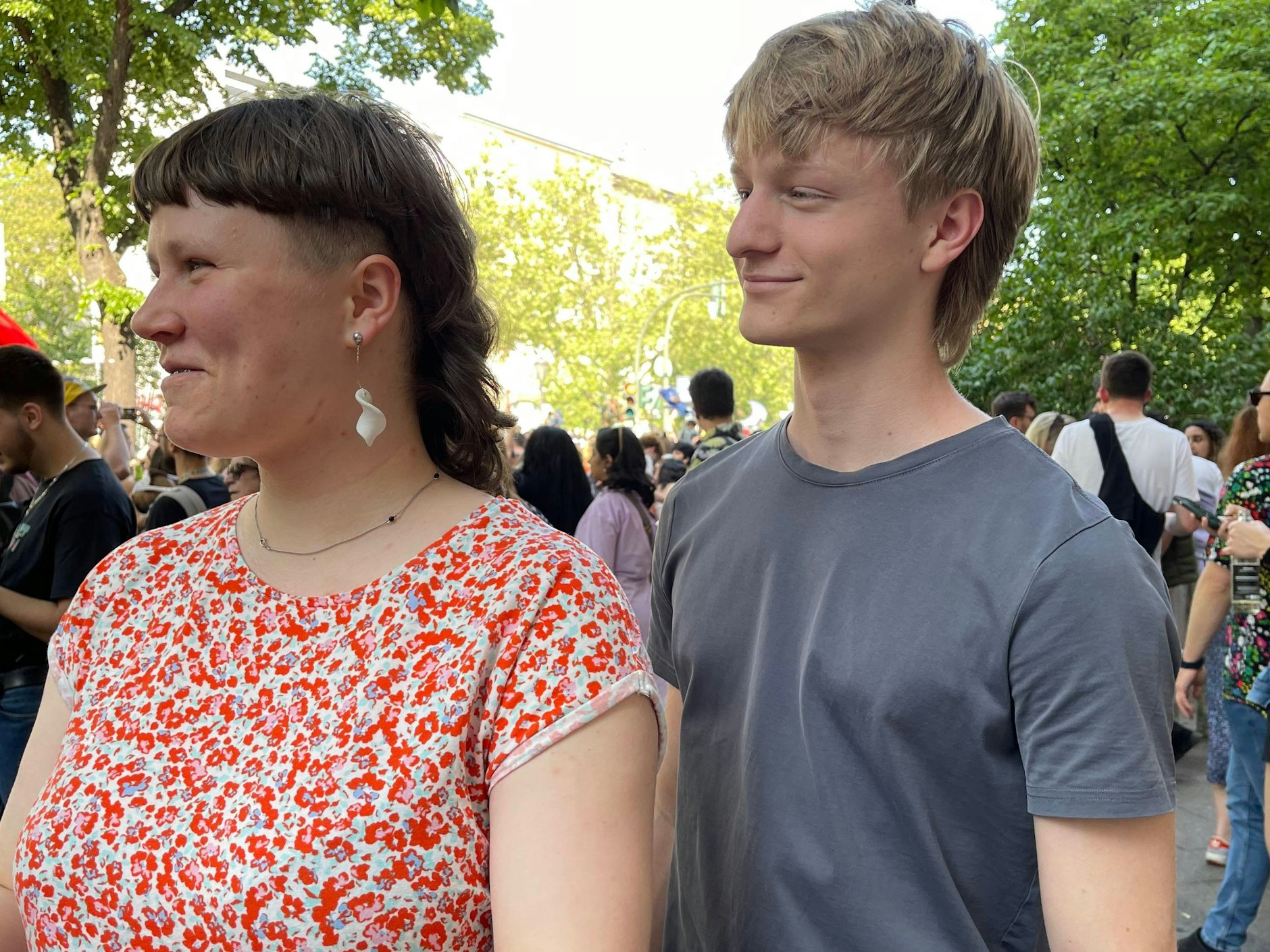 Ein unübersehbarer Trend: der Vokuhila.