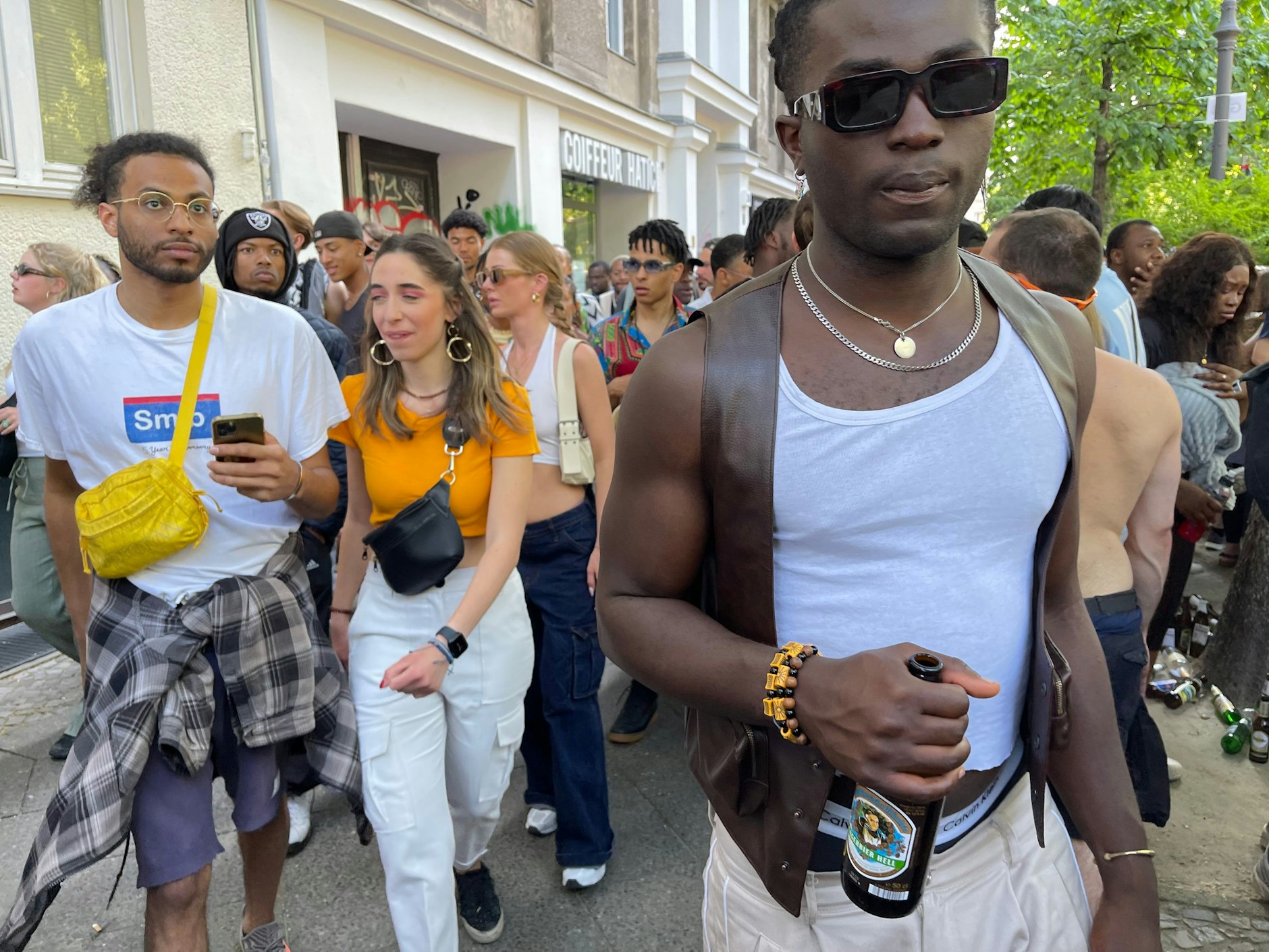 Auch die Männer waren oft knapp bekleidet, zumindest die gut gebauten.