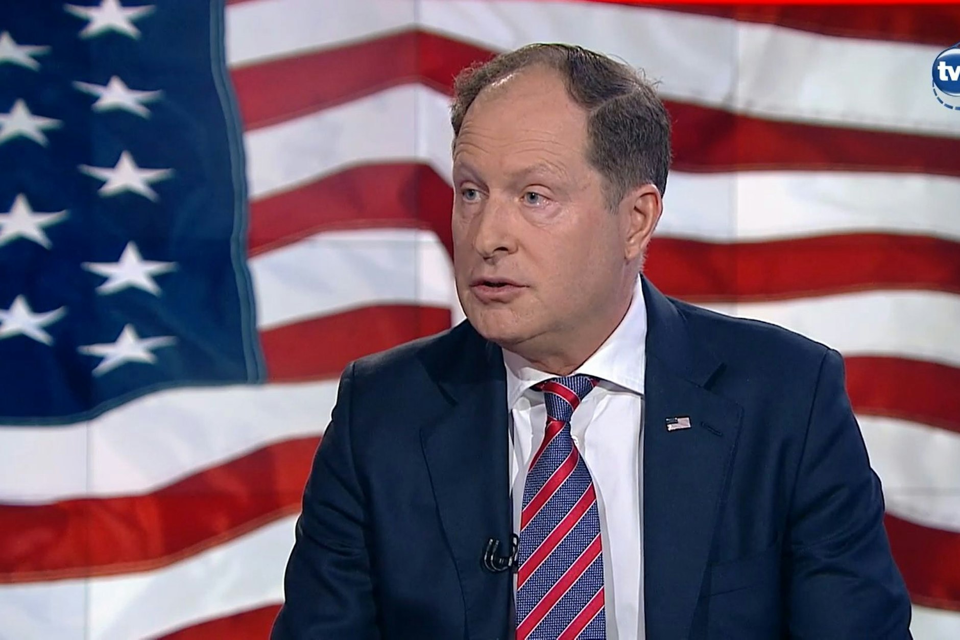 Der amerikanische Botschafter in Polen Mark Brzezinski