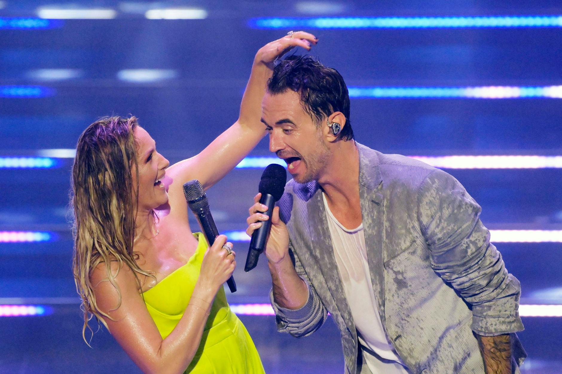 Auch nach der Trennung verstehen sich Florian Silbereisen und Helene Fischer noch gut.