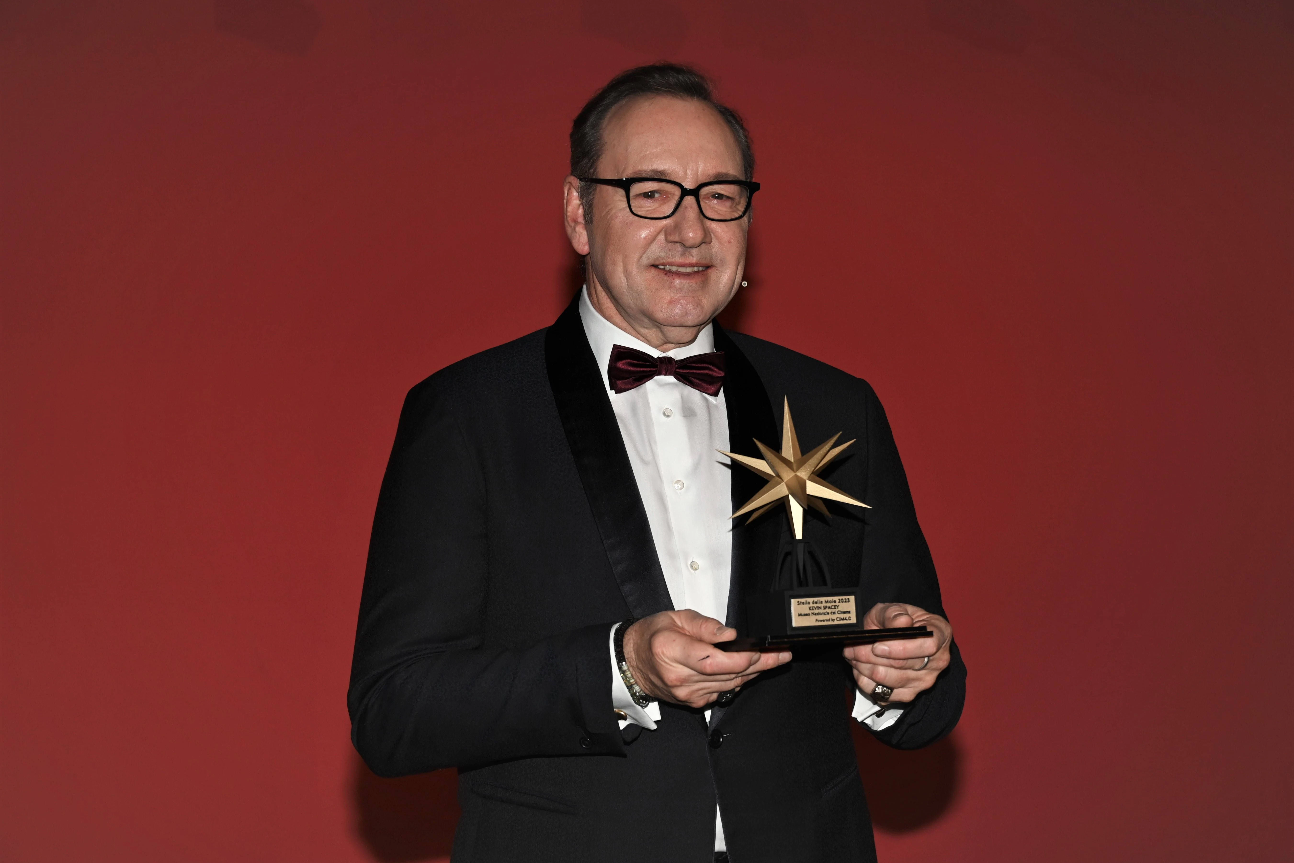 Umjubelter Auftritt: Im Januar erhielt Kevin Spacey den Stella della Mole Award in Turin.